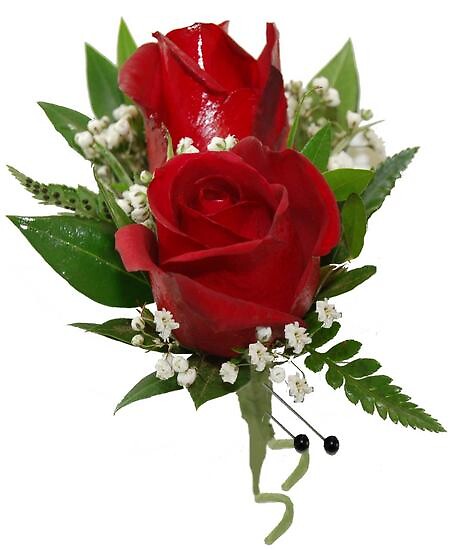 Red Rose Boutonniere