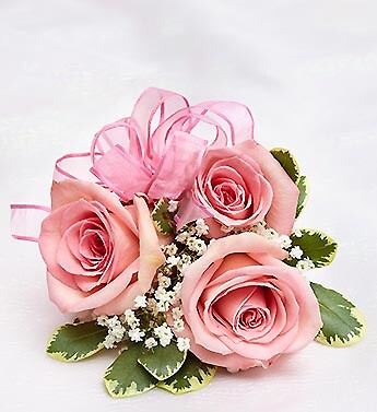 Pink Rose Corsage