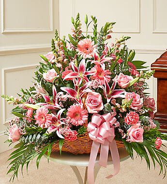 Pink Fireside Basket